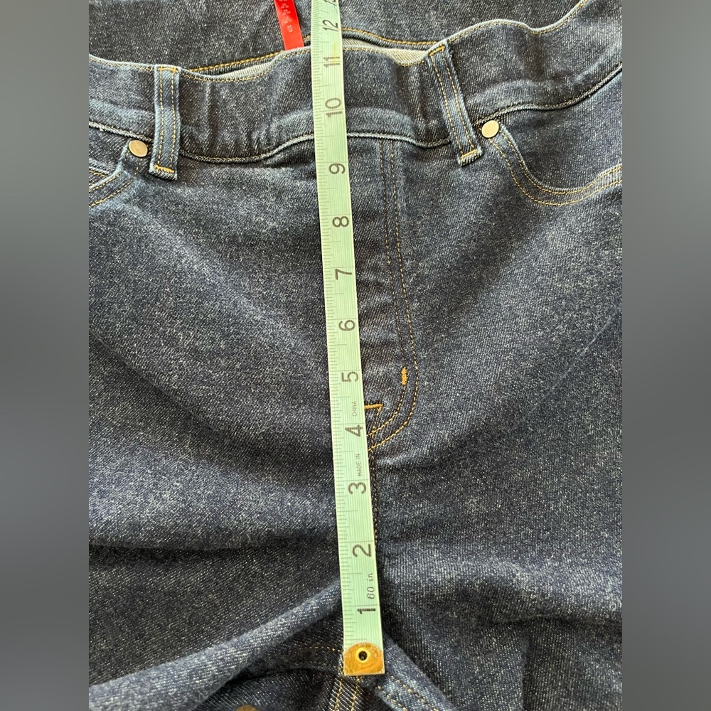 EUC SPANX Blue Flare Wide Leg Jeans - Picture 12 of 12